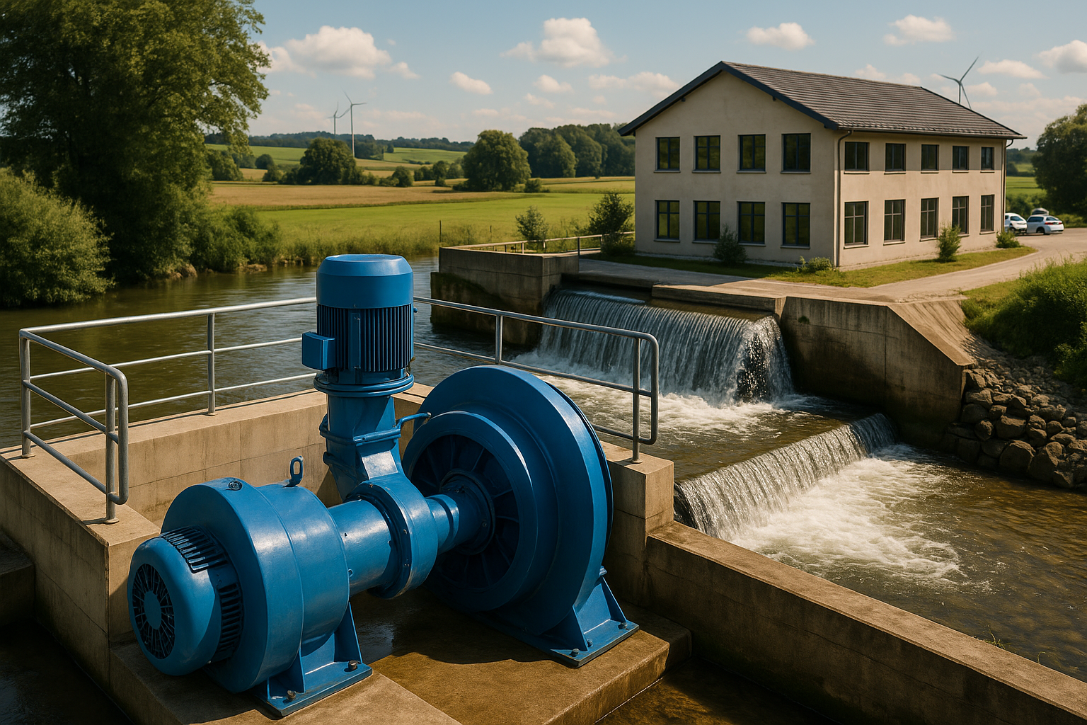 Mikro-Wasserkraftanlage in Bayern: Die neue Energielösung für Bauunternehmen und Facility-Manager zur Kostenreduktion und Einhaltung von Klimastrategien
