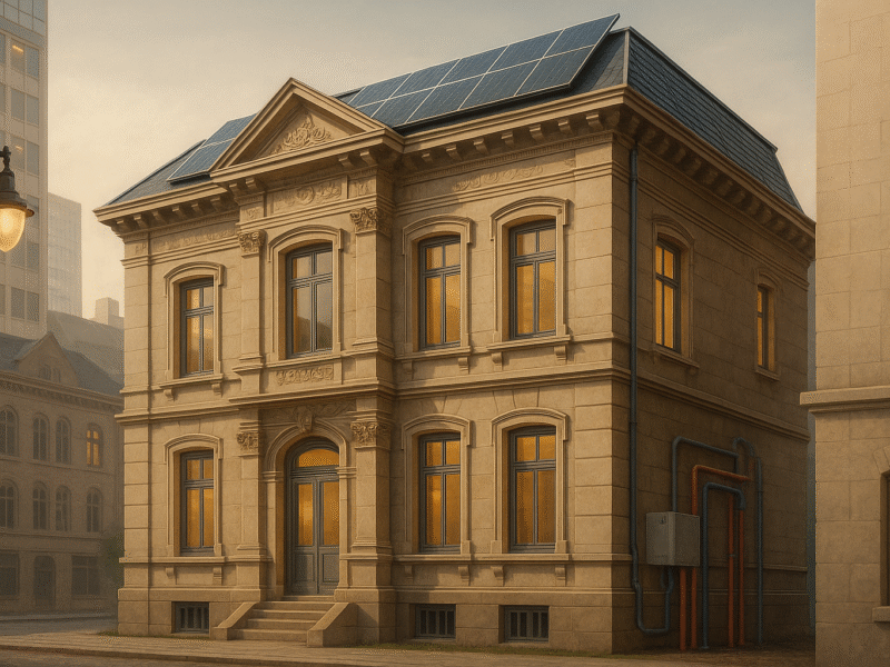 Energieeffizienz im Denkmalschutz: So meistern Bauunternehmen in Bayern die neuen Herausforderungen der Gebäuderichtlinie bis 2030