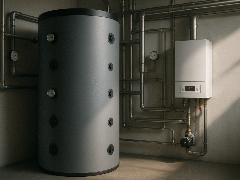 Pufferspeicher als Schlüssel zur Effizienz: Gesetzliche Vorgaben und Einsparpotentiale für die Bauwirtschaft in Bayern