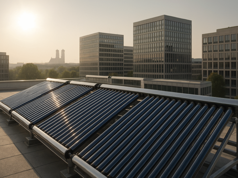 Solarthermie mit Heizungsunterstützung in Bayern: Neue Gesetze und Marktimpulse für Bauunternehmen und Projektentwickler